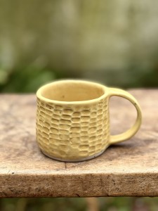 Mini kubeczek na podwójne espresso ok. 100ml odcisk kukurydzy